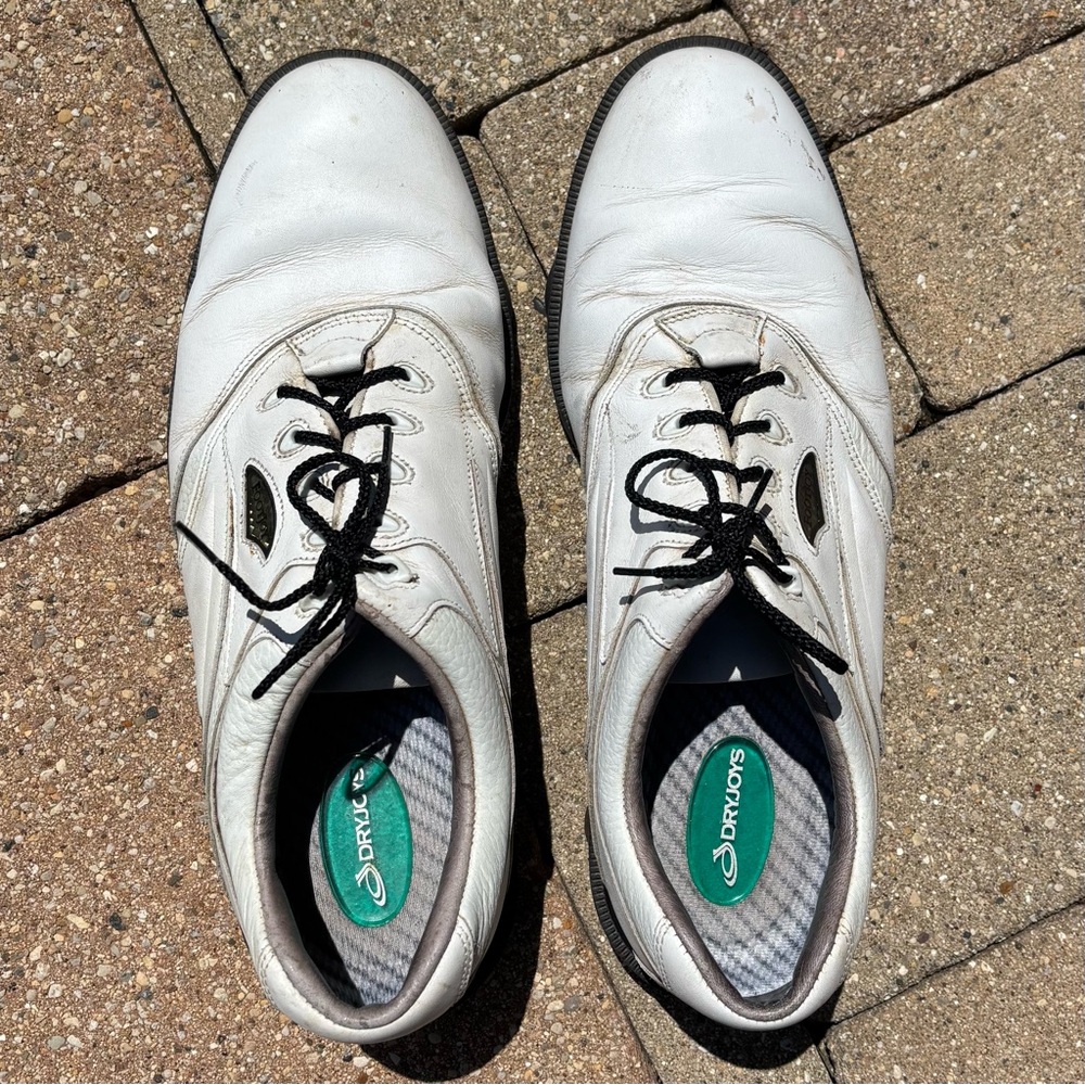FootJoy Men's White Golf Shoes - size 11.5 M